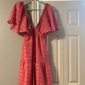 Dark Pink Maxi length Dress Size M
